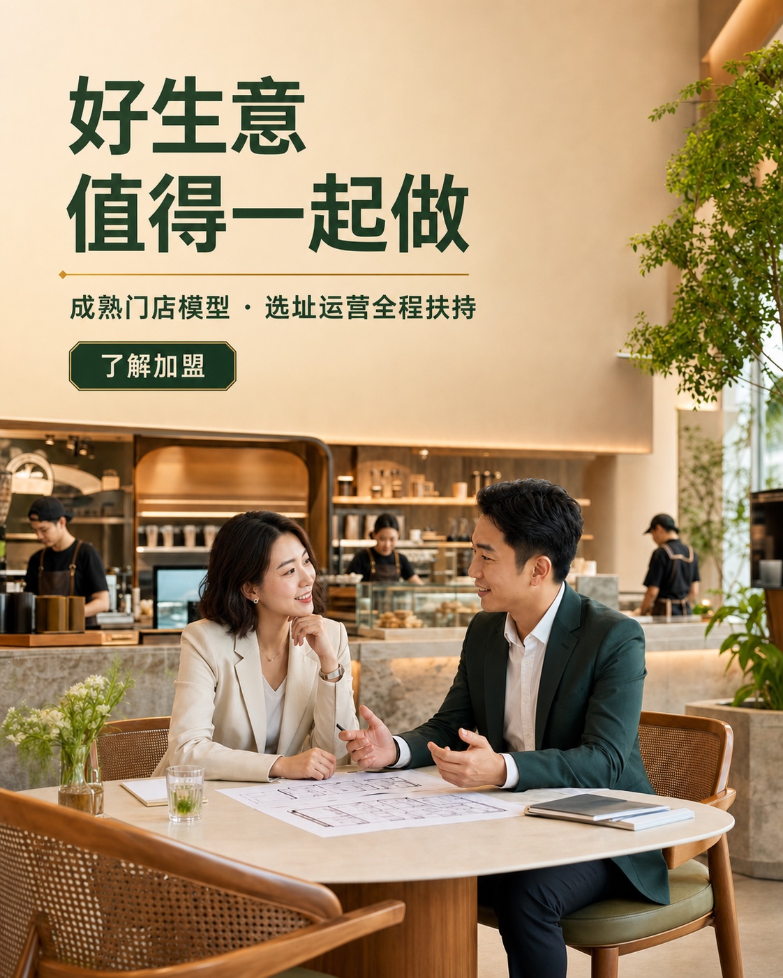 连锁门店加盟招商示例:好生意 值得一起做