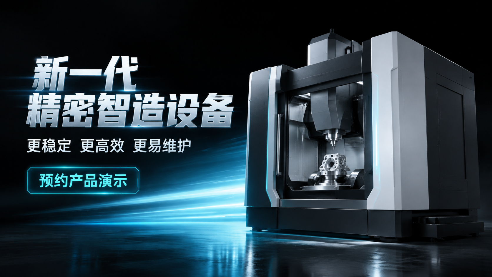 工业设备新品发布示例:新一代 精密智造设备