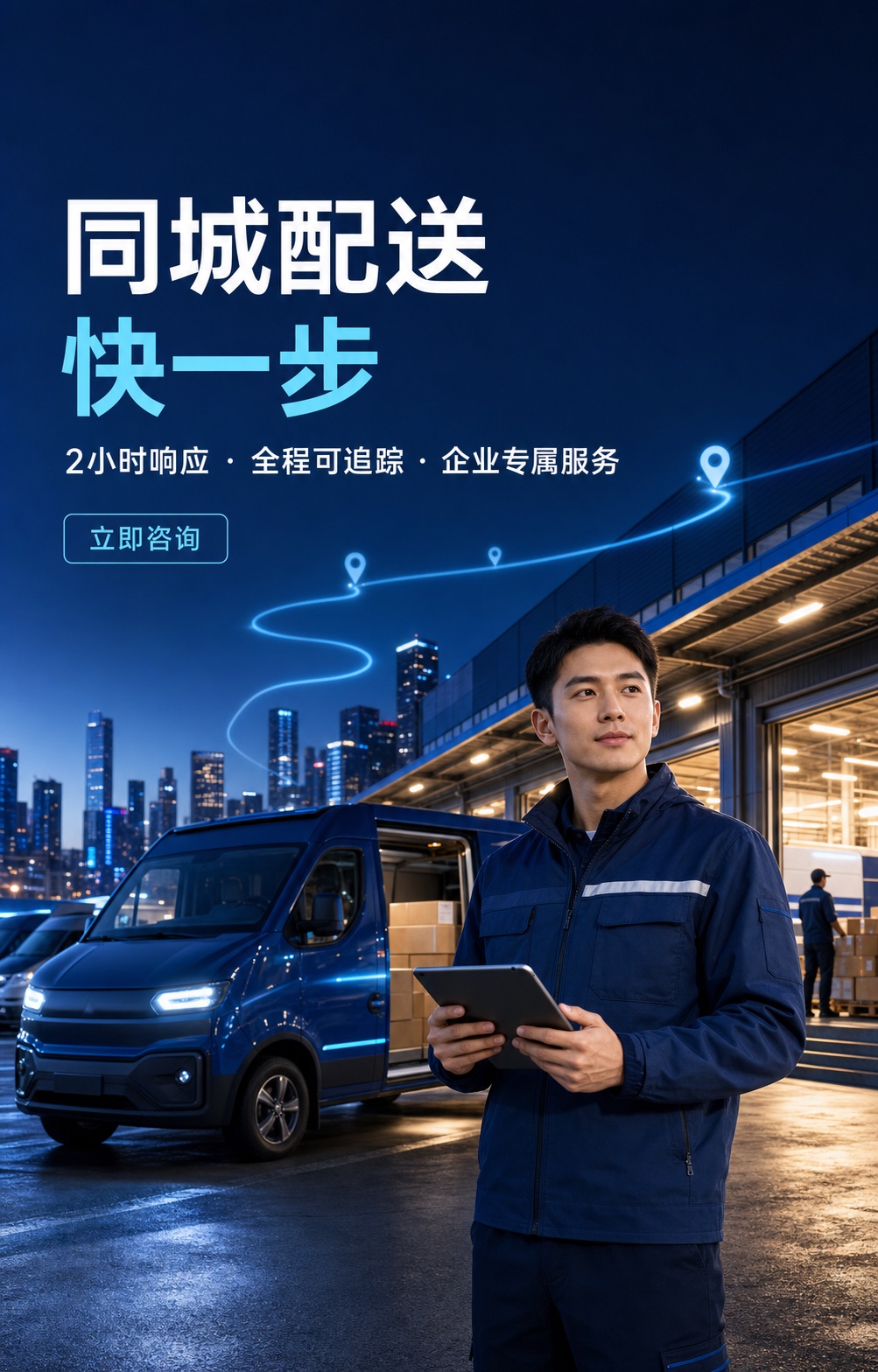 企业同城物流配送示例:同城配送 快一步